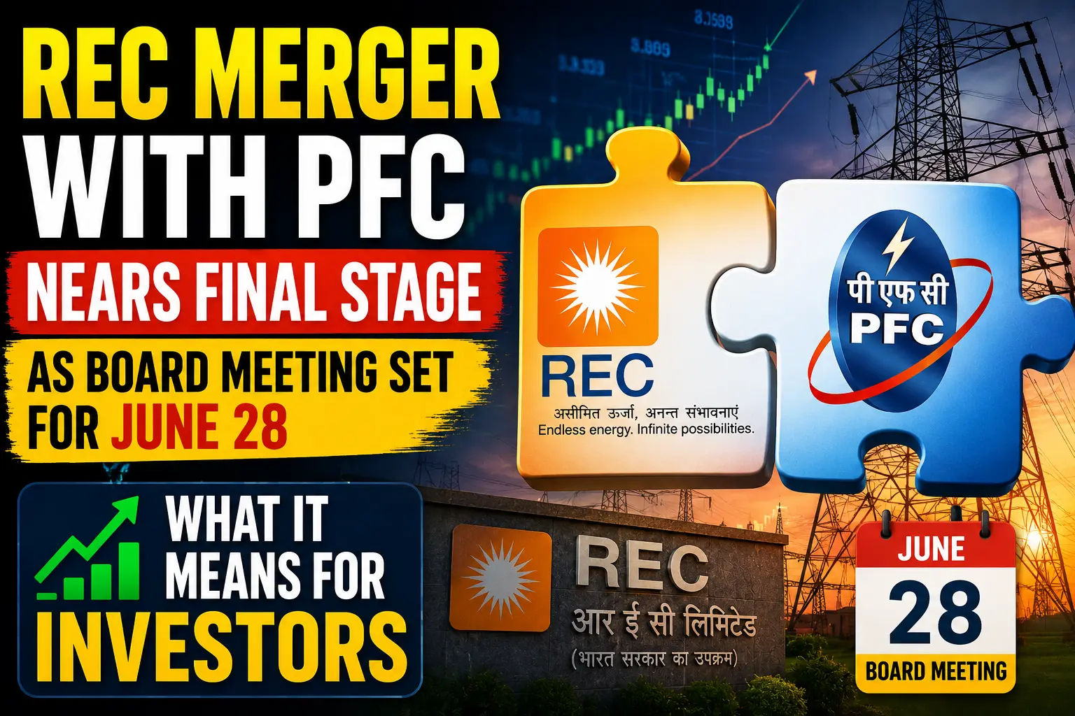 REC Merger With PFC Nears Final Stage as Board Meeting Set for June 28; What It Means for Investors