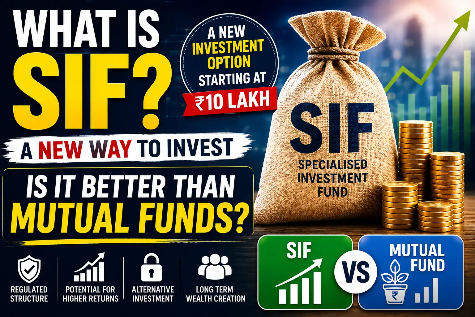 SIF Kya Hai? ₹10 Lakh Se Shuru Hone Wala Naya Investment Option, Kya Mutual Fund Se Behtar Hai?