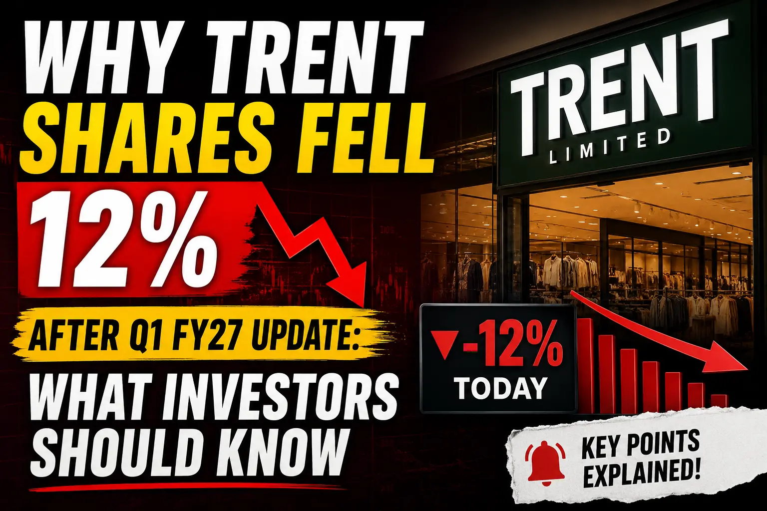Why Trent Shares Fell 12% After Q1 FY27 Update- What Investors Should Know