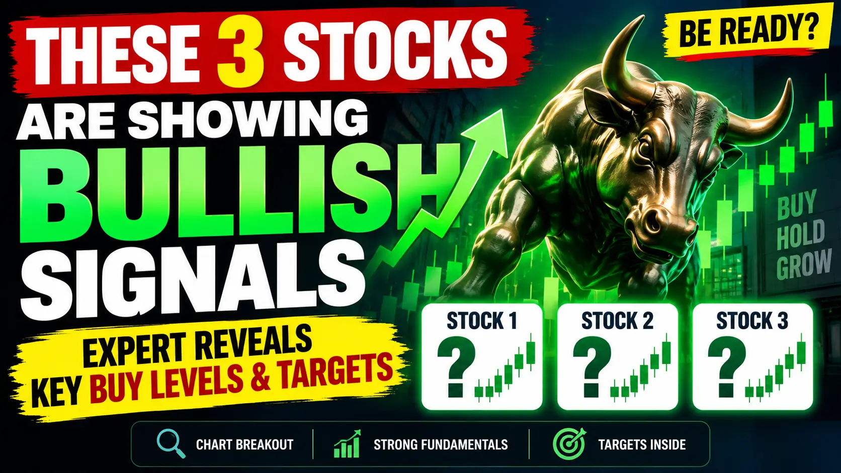 These 3 Stocks Are Showing Bullish Signals Expert Reveals Key Buy Levels & Targets