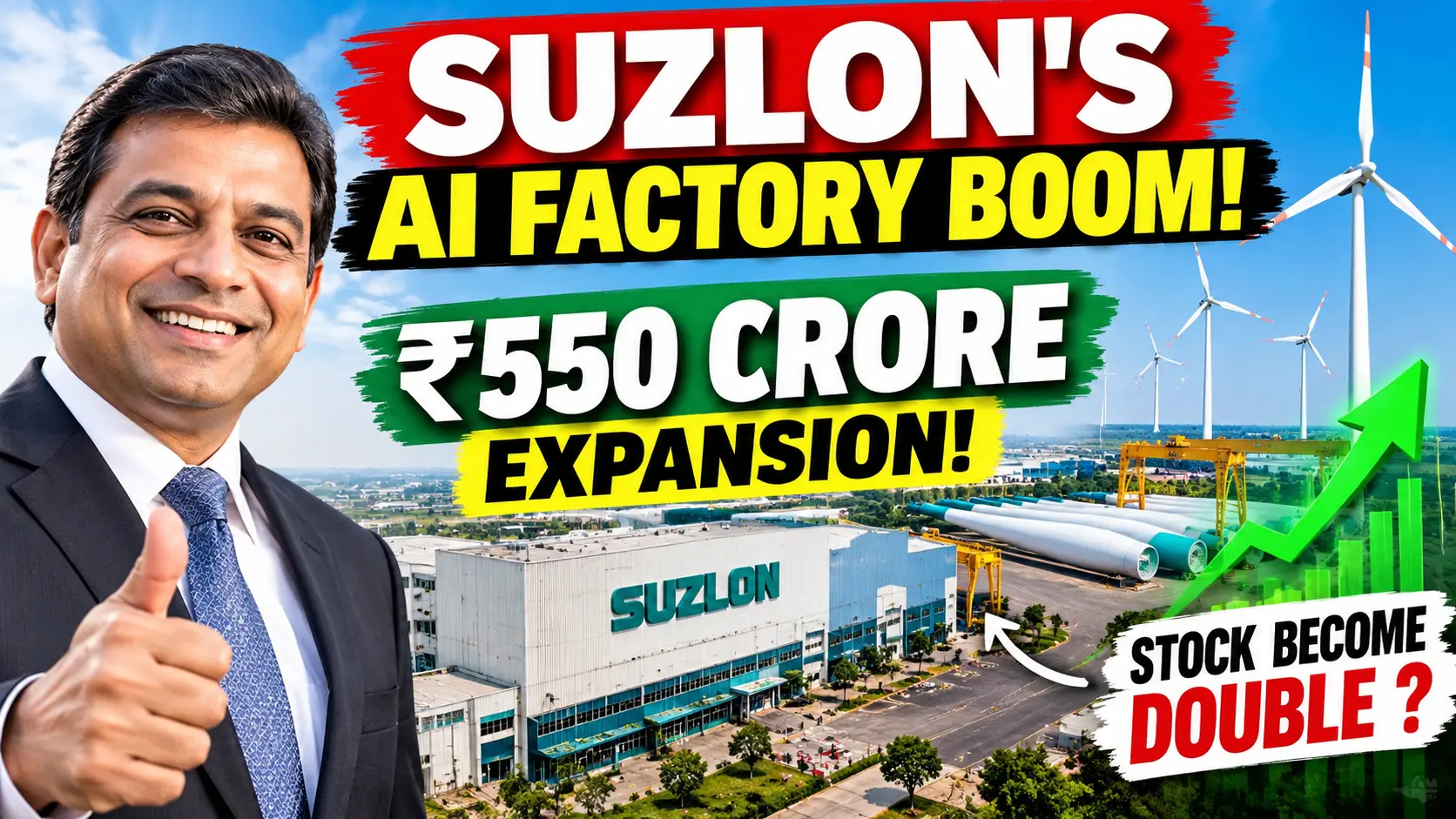 Suzlon to Invest ₹550 Crore
